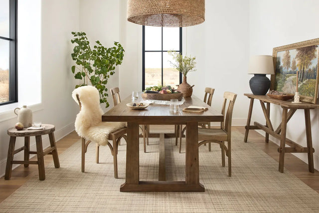 Loloi Brooks Bro-01 Oatmeal Rug - room scene 1 horizontal
