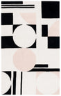 Safavieh Rodeo Drive 4'-0" x 6'-0" Rug in Blush / Black