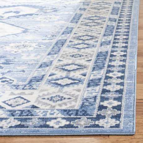Safavieh Kazak 100 4'-0" x 6'-0" Rug in Blue / Creme