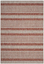 Safavieh Courtyard 5'-3" x 7'-7" Rug in Red / Beige