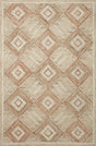 Loloi Varena Var-01 Sand/Clay Rug - main flat