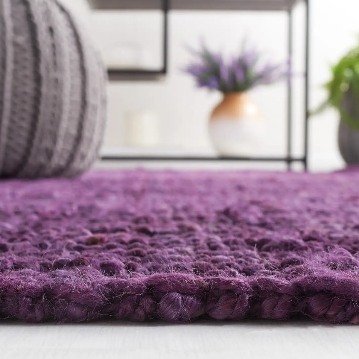 Safavieh Natural Fiber 4'-0" x 6'-0" Rug in Purple
