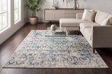 Dynamic Rugs Quartz 27039 Ivory / Blue Rugs - Room