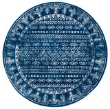 Safavieh Tulum 6'-7" x 6'-7" Rug in Navy / Grey