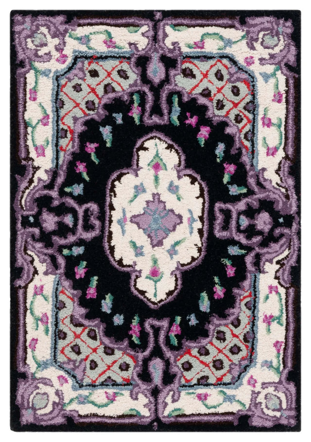 Safavieh Bellagio 2'-0" x 3'-0" Rug in Black / Ivory