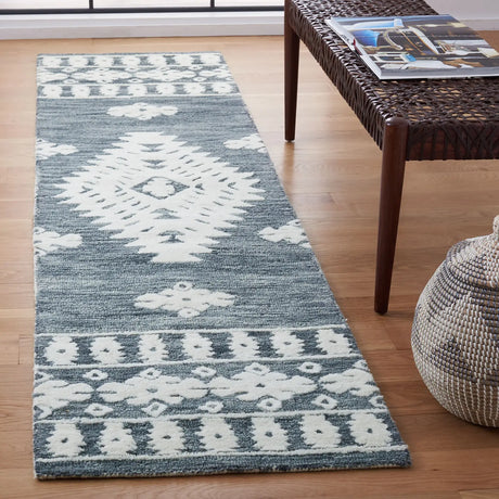 Safavieh Aspen 2'-3" x 9'-0" Rug in Dark Grey / Ivory