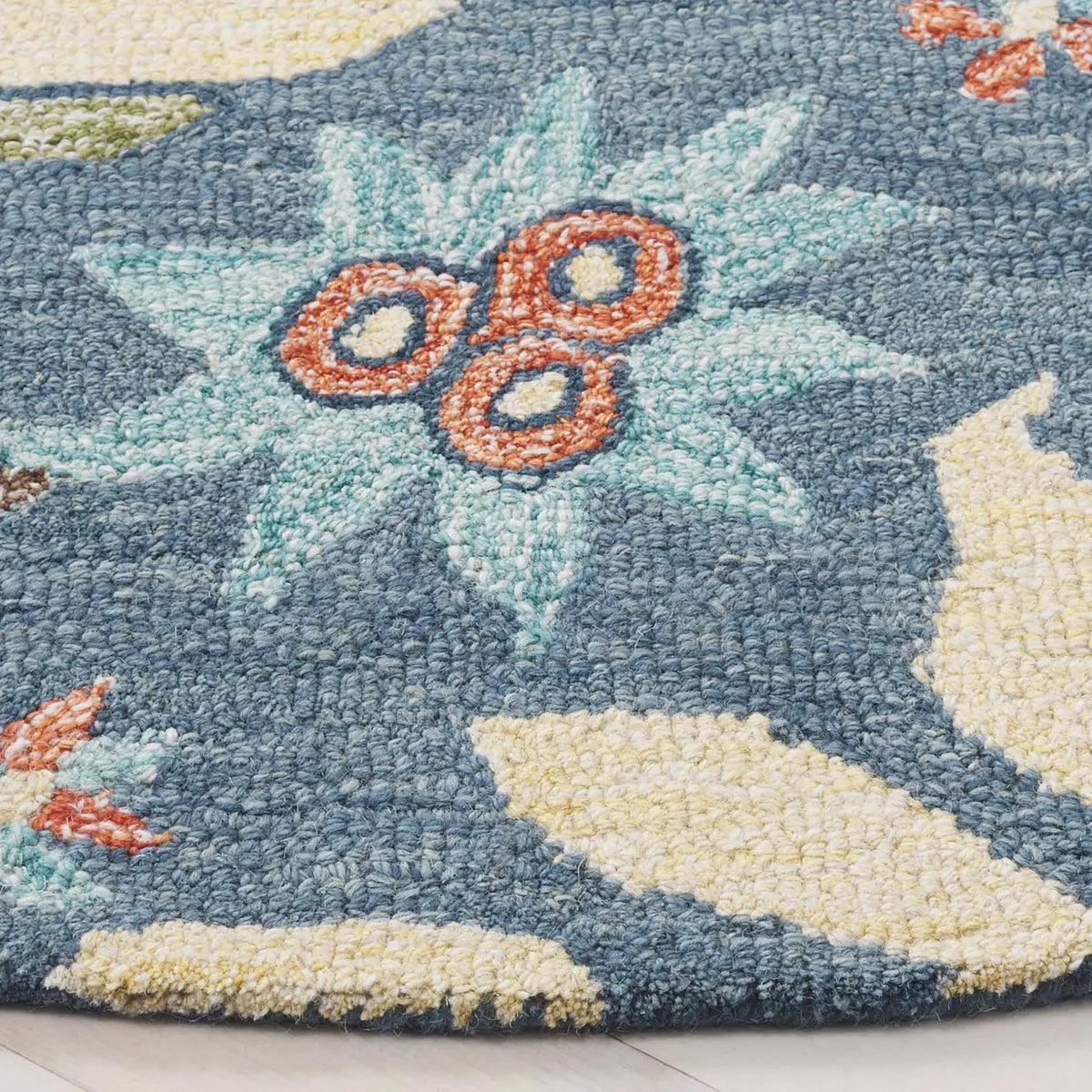 Safavieh Jardin 6'-0" x 6'-0" Rug in Blue / Green