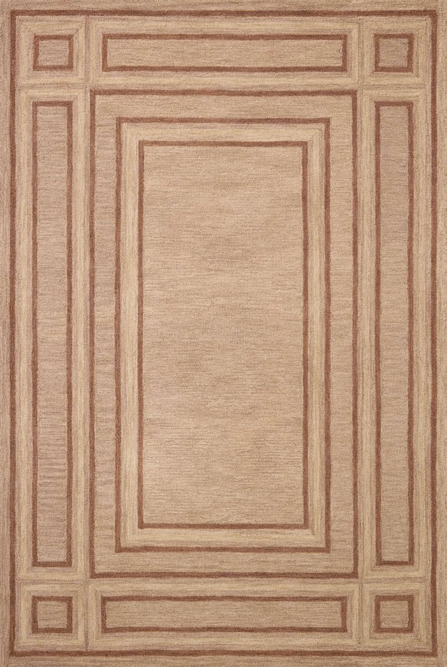 Chris Loves Julia x Loloi Alfie ALF-01 Blush / Rose Rug - main flat