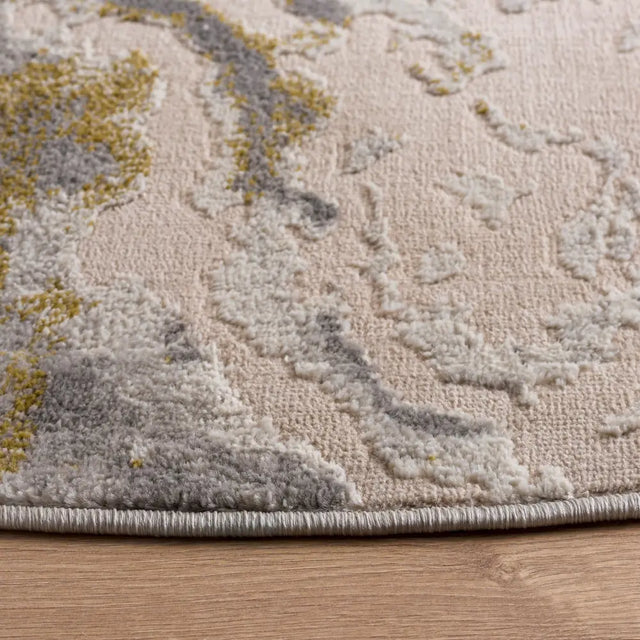 Safavieh Palma 6'-7" x 6'-7" Rug in Grey / Gold