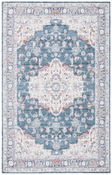 Safavieh Classic Vintage 4'-0" x 6'-0" Rug in Light Blue / Rust