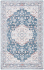 Safavieh Classic Vintage 4'-0" x 6'-0" Rug in Light Blue / Rust