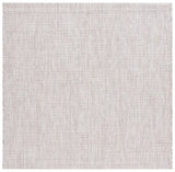 Safavieh Courtyard 6'-7" x 6'-7" Rug in Ivory / Grey