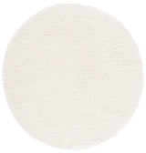 Safavieh Lindsay Shag 6'-7" x 6'-7" Rug in Ivory