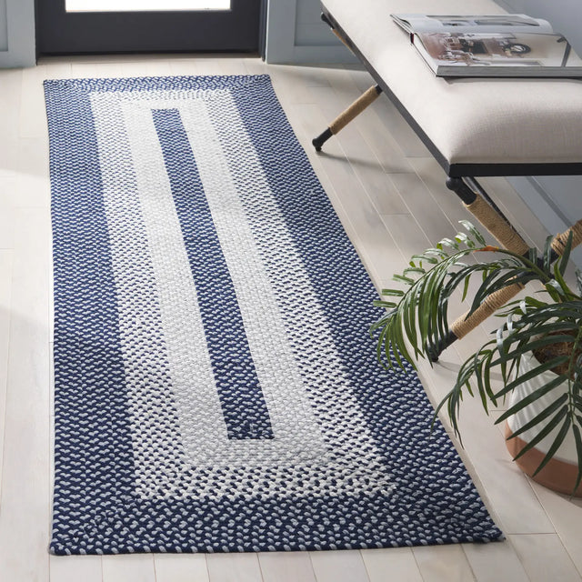 Safavieh Braided 800 2'-3" x 8'-0" Rug in Grey / Blue
