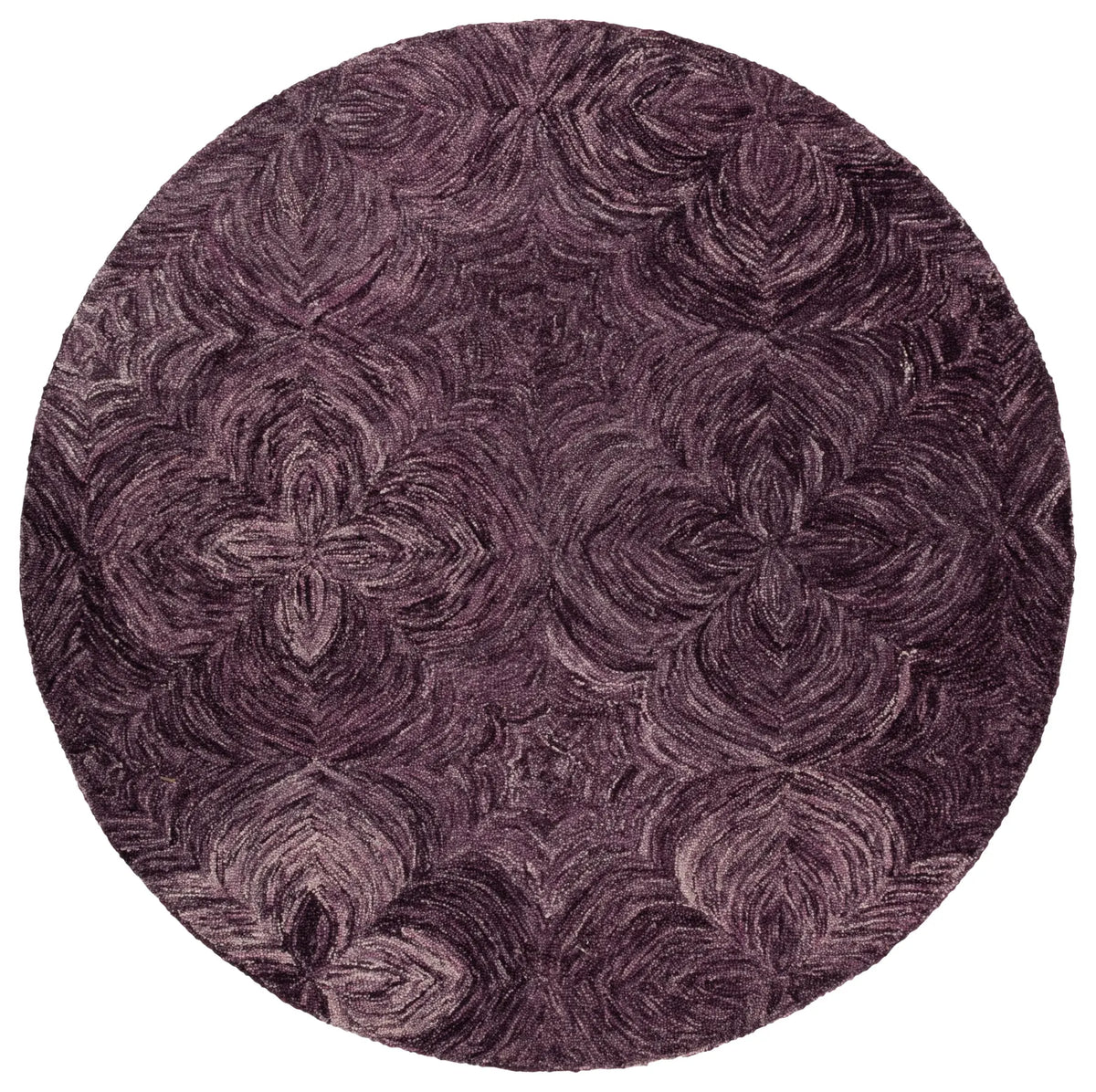 Safavieh Ikat 6'-0" x 6'-0" Rug in Purple