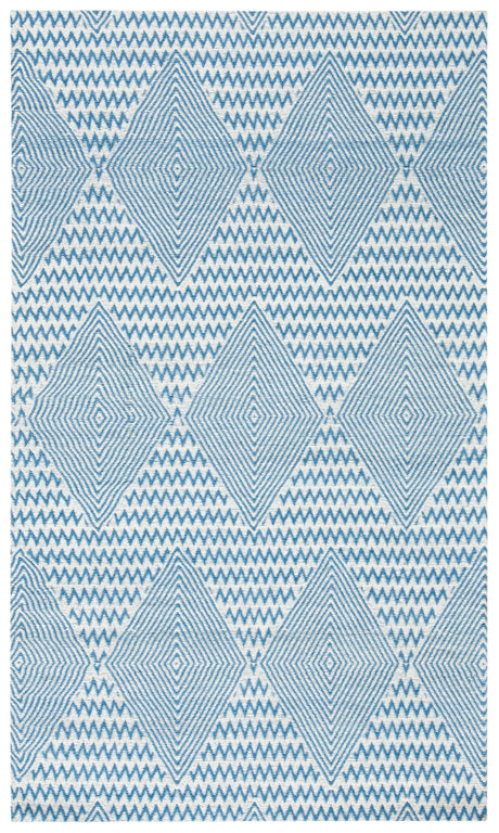 Safavieh Marbella 3'-0" x 5'-0" Rug in Dark Blue / Ivory