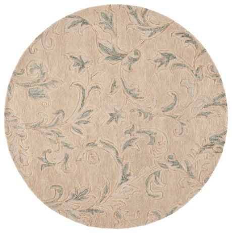 Safavieh Jardin 6'-0" x 6'-0" Rug in Beige / Grey