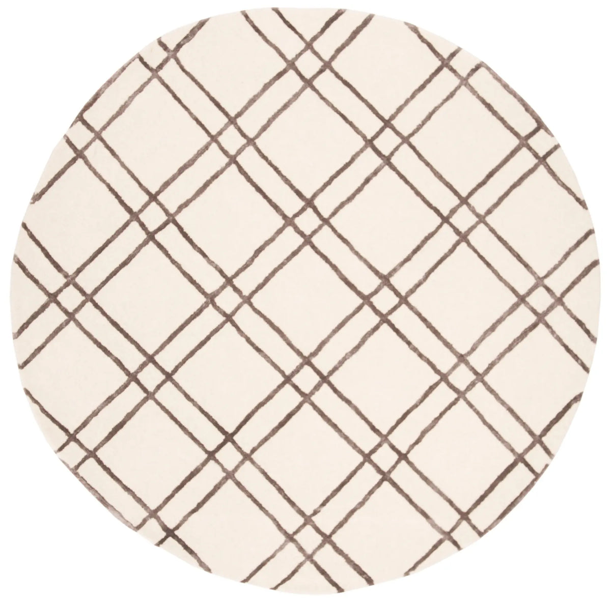 Safavieh Himalaya 6'-0" x 6'-0" Rug in Ivory / Dark Grey