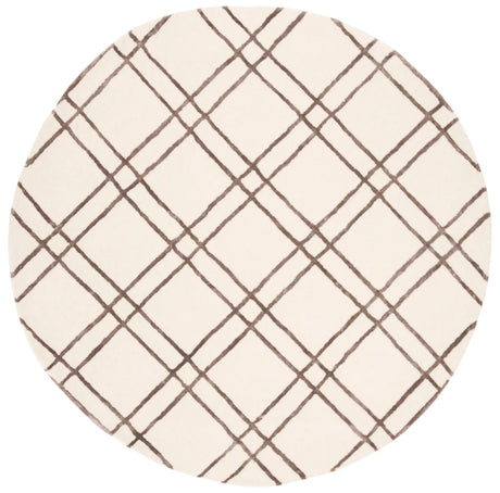 Safavieh Himalaya 6'-0" x 6'-0" Rug in Ivory / Dark Grey