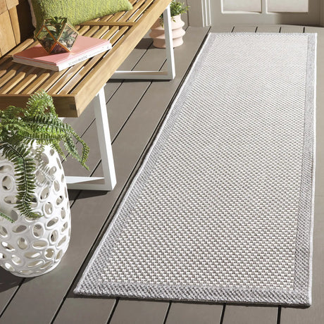 Safavieh Sisal All-Weather 2'-2" x 8'-0" Rug in Ivory / Grey