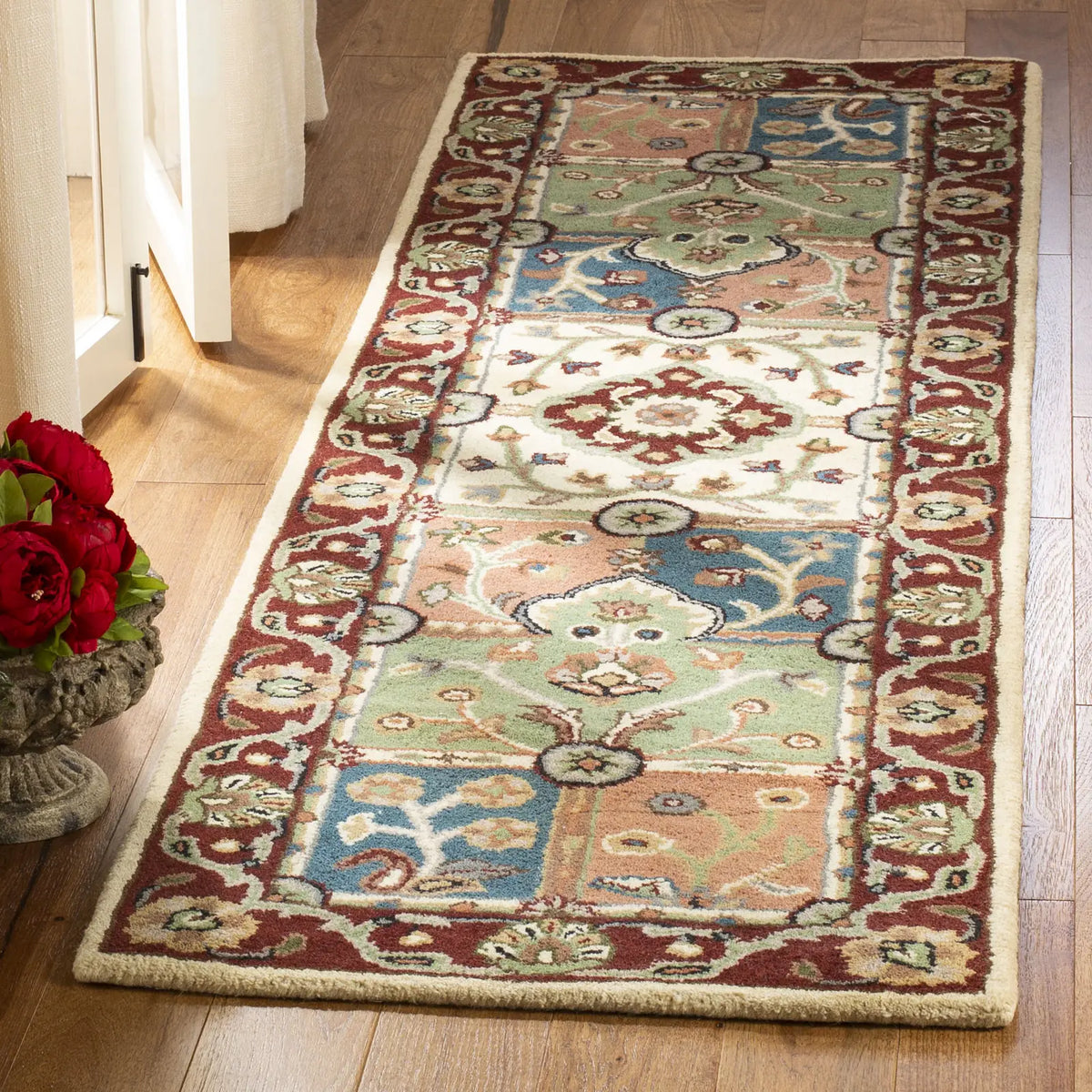 Safavieh Heritage 2'-3" x 10'-0" Rug in Multi / Red