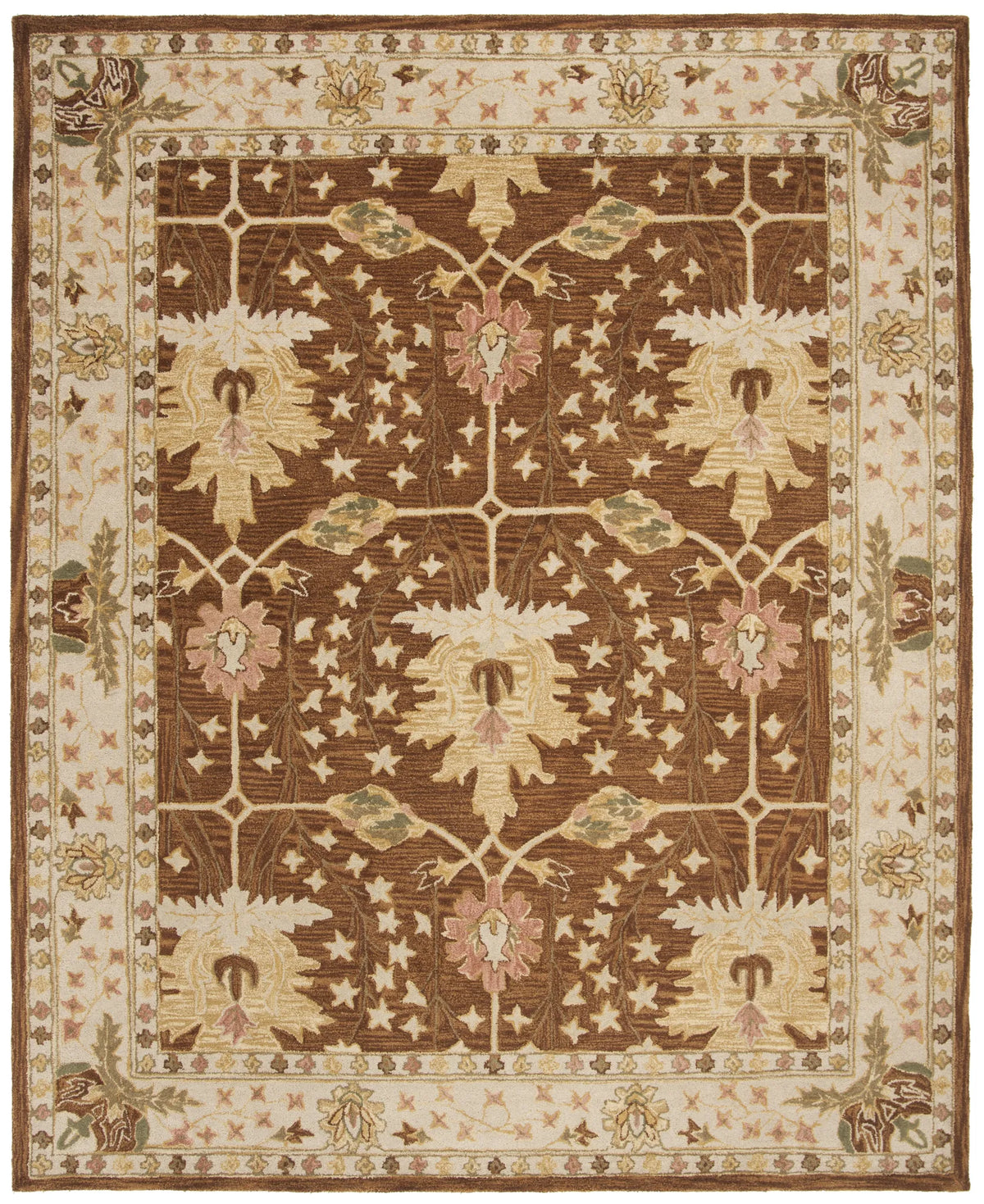 Safavieh Anatolia 9'-6" x 13'-6" Rug in Brown / Beige