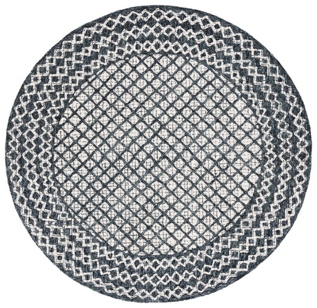 Safavieh Abstract 6'-0" x 6'-0" Rug in Ivory / Navy