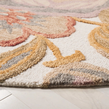 Safavieh Blossom 6'-0" x 6'-0" Rug in Ivory / Green