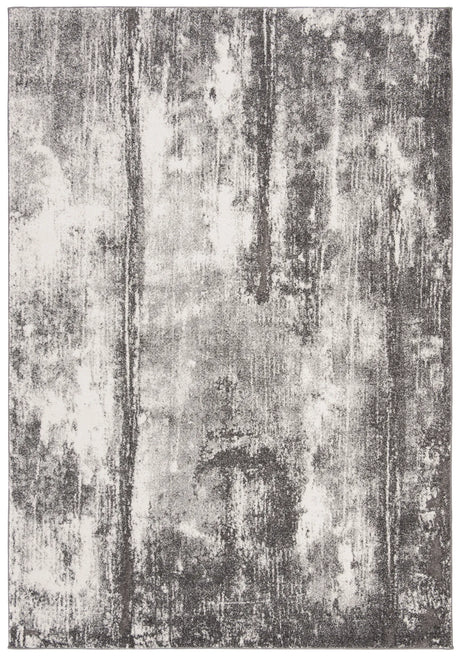 Safavieh Spirit 100 4'-0" x 6'-0" Rug in Dark Grey / Ivory