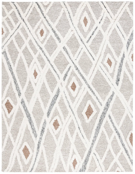 Safavieh Casablanca 10'-0" x 14'-0" Rug in Grey / Ivory