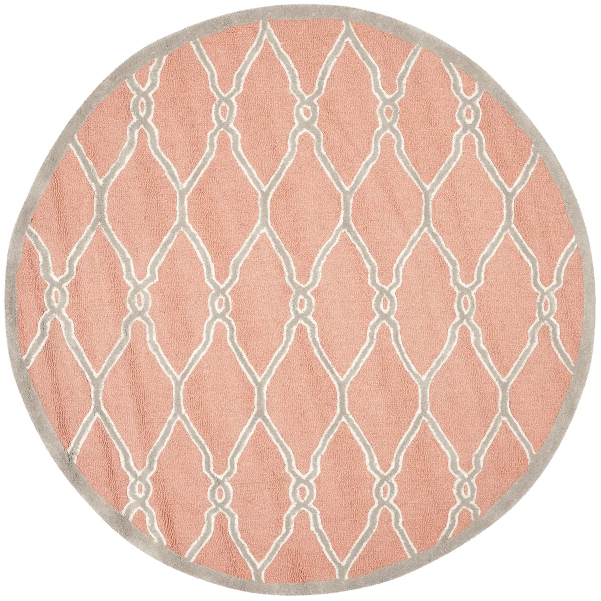 Safavieh Cambridge 6'-0" x 6'-0" Rug in Coral / Ivory