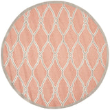Safavieh Cambridge 6'-0" x 6'-0" Rug in Coral / Ivory