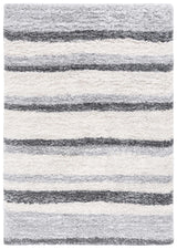 Safavieh Fontana Shag  800 4'-0" x 6'-0" Rug in Ivory / Grey