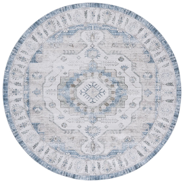 Safavieh Arizona 6'-0" x 6'-0" Rug in Grey / Blue