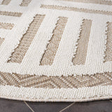 Safavieh Global 6'-7" x 6'-7" Rug in Ivory / Beige