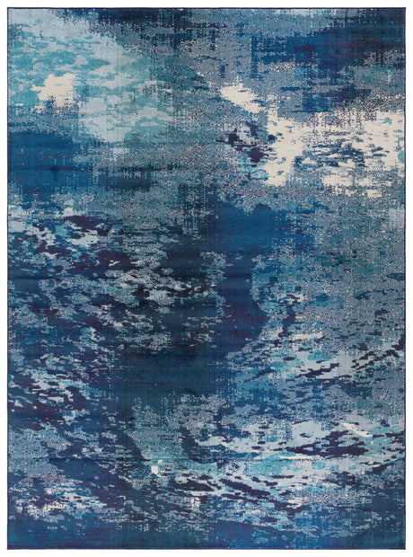 Safavieh Madison 10'-0" x 14'-0" Rug in Navy / Ivory