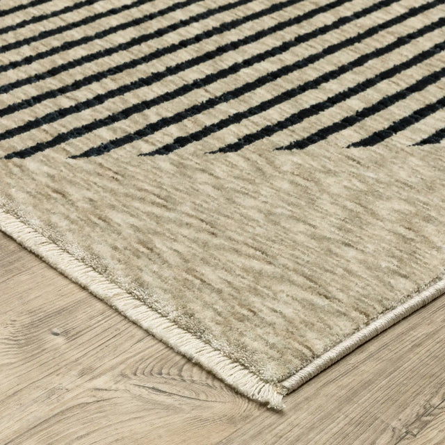 Oriental Weavers Sphinx Capella CAP04 Blue Rugs - corner detail