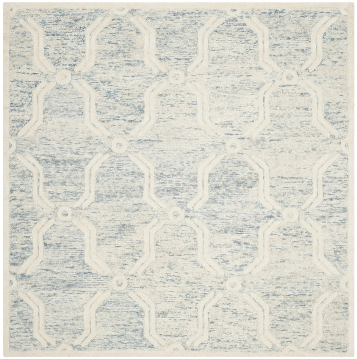 Safavieh Cambridge 6'-0" x 6'-0" Rug in Light Blue / Ivory