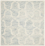 Safavieh Cambridge 6'-0" x 6'-0" Rug in Light Blue / Ivory