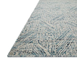 Loloi Raven Rav-01 Blue/Ivory Rug - rug corner
