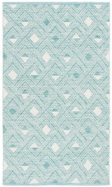 Safavieh Montauk 3'-0" x 5'-0" Rug in Aqua / Ivory