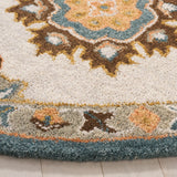 Safavieh Heritage 6'-0" x 6'-0" Rug in Beige / Ivory