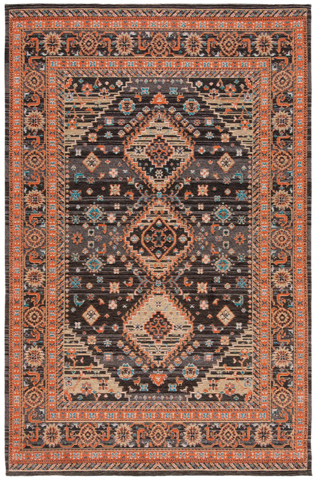 Safavieh Classic Vintage 4'-0" x 6'-0" Rug in Black / Rust
