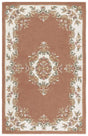 Safavieh Aubusson 4'-0" x 6'-0" Rug in Peach / Ivory