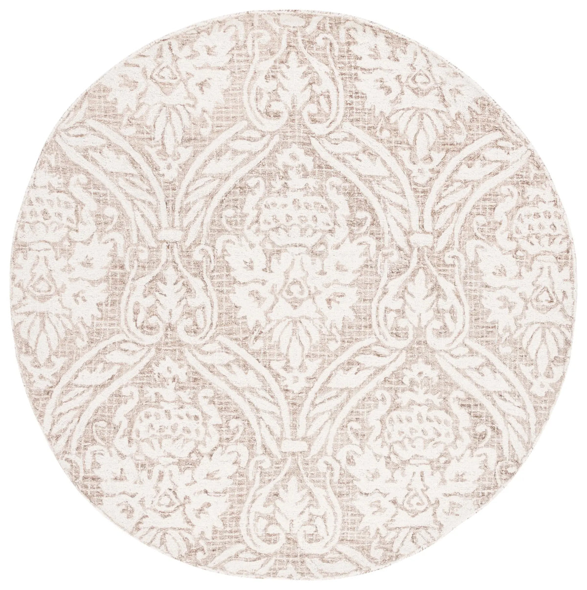 Safavieh Abstract 6'-0" x 6'-0" Rug in Ivory / Beige