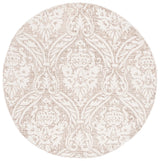 Safavieh Abstract 6'-0" x 6'-0" Rug in Ivory / Beige