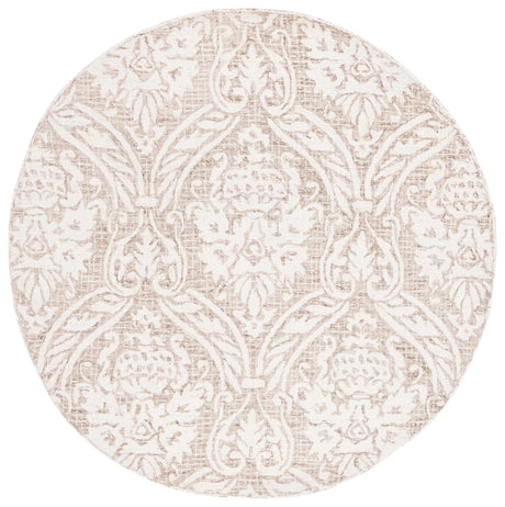 Safavieh Abstract 6'-0" x 6'-0" Rug in Ivory / Beige