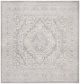 Safavieh Reflection 6'-7" x 6'-7" Rug in Light Grey / Cream