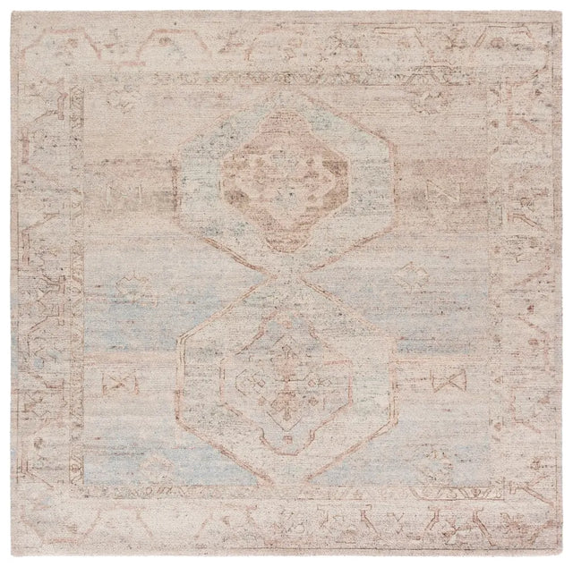 Safavieh Restoration Vintage 6'-0" x 6'-0" Rug in Beige / Ivory