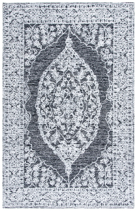 Safavieh Metro 4'-0" x 6'-0" Rug in Ivory / Black
